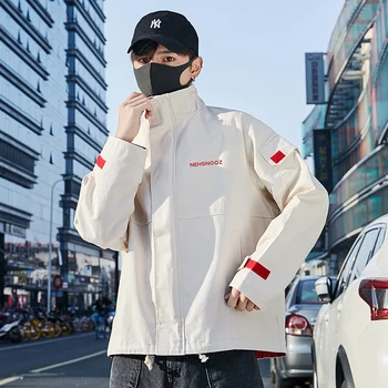 2020 Značky Mužov Oblečenie Nové Spadajú Zimné Bundy Teplé Oblečenie, Kórejský Štýl Plus Veľkosť Dlhý Rukáv Fashion Windbreaker Hip Hop Topy