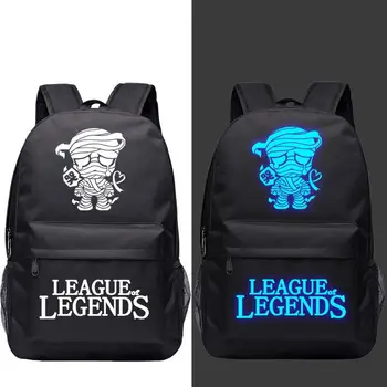 Nový Študentský Batoh League of Legends Hra Heroes Pohode Batoh Pre Dospievajúcich Detí, Školské Tašky Ženy Muži Aktovka Cestovná Taška