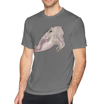 Octopus Sépie T Shirt Sépie T-Shirt Plus veľkosť 100 Bavlna Tee Tričko Vytlačené Mužov Pláži Tričko