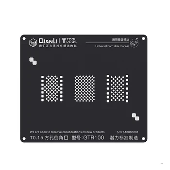 3D Pevného Disku, Univerzálny Modul Black Výsadbu Tin Čistý NAND BGA Reballing Vzorkovníka Ocele Oka Pre iPhone 6/6S/6SP/7G/7P/8G/8P
