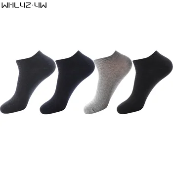 5 Párov/Veľa Česanej Bavlny Členok Loď Ponožky Mužov Business Pevné Priedušná Dezodorant Neviditeľné Práce Ponožky Kvalitné Hot Predaj