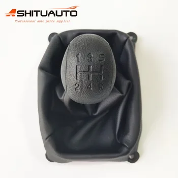 AshituAuto PU Kožené 5MT Manuálna prevodovka Shift hádzaná s protiprachovým krytom Pre CHEVROLET Spark 0.8/1.0/1.2