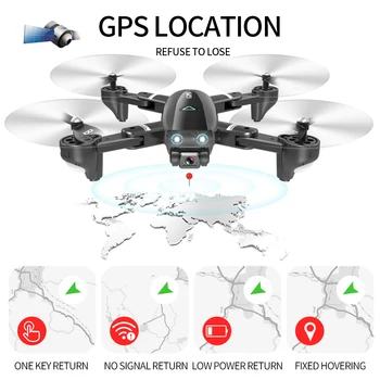 Mini Drone 4K 1080P Postupujte podľa Mňa GPS, Wifi 2.4 G 5.8 G Drone 4k Profesional Rc Vrtuľník 6ch Nitro Quadcopter HD Kamera dlhý rad