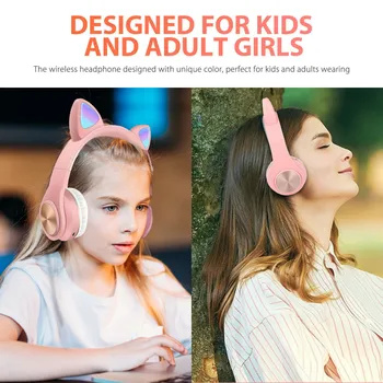 NOVÝ, Určený Pre Deti, Dievčatá Bezdrôtové Slúchadlá Bluetooth Cez Bezdrôtové Slúchadlá Bezdrôtové Stereo Slúchadlá S Mikrofónom Auriculares