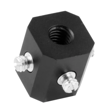 1/4 3/8 Adaptér Naskrutkujte Univerzálny Mini Magic Cube Mount pre DSLR Fotoaparát Držiak na Dáždnik Konzolu Flash Light Mic Statív Ballhead