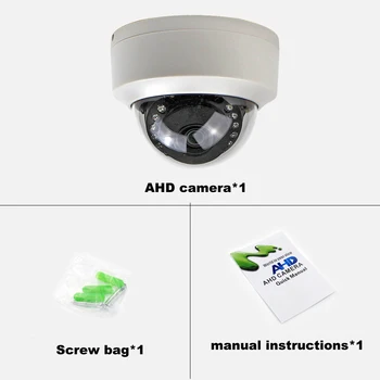 AHD 5MP 720P 1080P Dohľadu Bezpečnostná Kamera Interiérová Dome SONY CMOS 15 IR Led 20M IR cut Filter, Nočné Videnie BNC Výstup