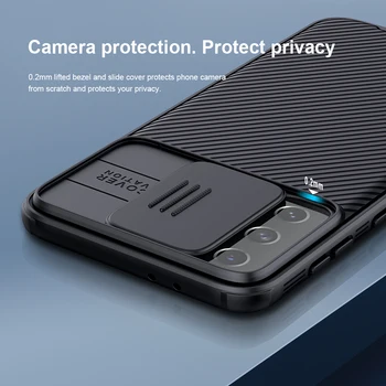 Pre Samsung Galaxy S21 Ultra Prípade CamShield Fotoaparát Ochrany Prípade Posuňte Kryt Pre Galaxy S21 Plus Nillkin