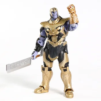 Avengers Koncovka Thanos PVC Akcie Obrázok Zberateľskú Model Hračka