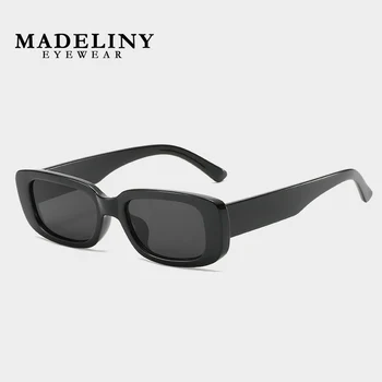 MADELINY Klasické Malé Rám Obdĺžnik slnečné Okuliare Ženy/Muži Dizajn Značky Retro Slnečné Okuliare Trend Style Okuliare UV400 MA588