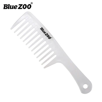 Modrá Zoo široké zuby, česať vlasy, kulmy na vlasy teplo-odolný a anti-statické kadernícke špirála candy farby bielej ruže zelená BZ127