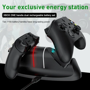 Nové Napájacie Nabíjačky Pre Xbox Jeden Nabíjacej Stanice, Vstavané 1100Mah Batérie Pre Xbox Série S/X Radič Bezpečnosti Nabíjania