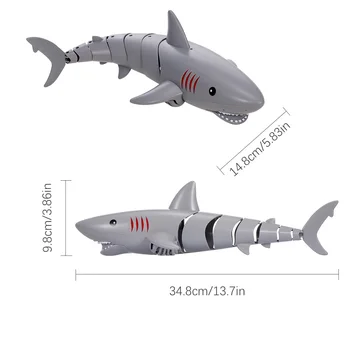 K23 Mini RC Shark RC Ryby, Diaľkové Ovládanie Hračka 2.4 G Podvodné RC Loď Elektrické RC Závodný Čln Vtip Hračka Letné Vonkajšie Hračky