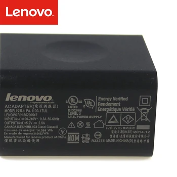 10W Lenovo tablet originálne nabíjačky Miix2-8 Tabliet 1 2 JOGY Knihy B6000 B8000 A1000 S9 Napájacieho adaptéra 5.2V2.0A