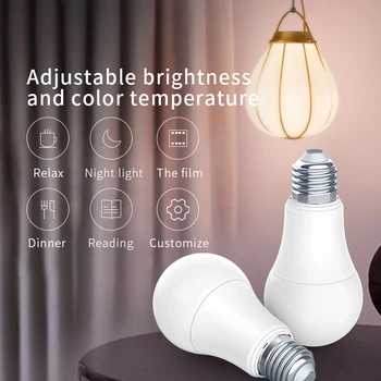 Aqara Smart LED Žiarovky Zigbee Bezdrôtové Ovládanie Hlasom Nastaviteľná Teplota Farieb Podporu Xiao Mi Domov Aplikáciu Apple HomeKit