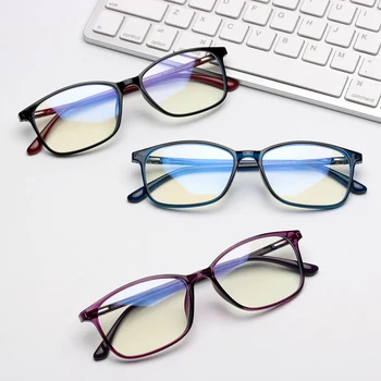 Modré Svetlo Blokuje Glasse Anti Modré Lúče Počítač Okuliare Ženy Muži TR90 Anti-UV Žiarením Hráčske Okuliare Okuliare
