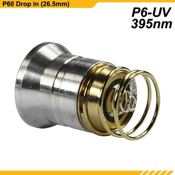 KDLITKER P6-UV UV365nm UV395nm 3V - 12V 1-Režim UV P60 Drop-in (Dia. 26.5 mm)