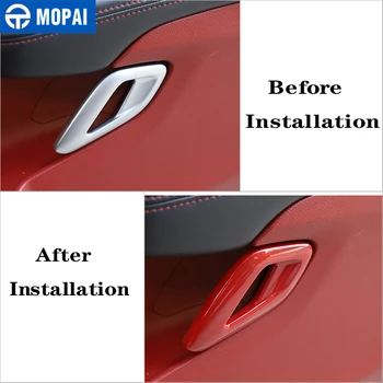 MOPAI Interiérové Lišty pre Challenger+ Auto Dvere Vnútorné Rukoväť Dekorácie Kryt pre Dodge Challenger+ Príslušenstvo