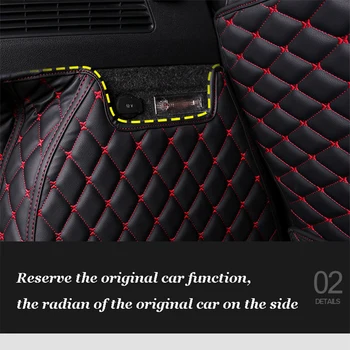 Vlastné rohož batožinového priestoru pre BMW Série 5 GT F07-2010 vodotesný odolný kufra koberce pre BMW F07 2013