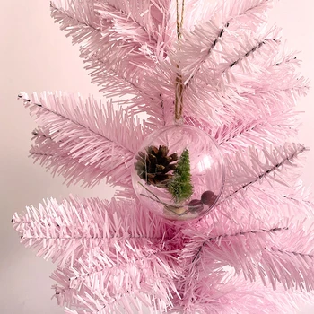 6pcs/Veľa Vianočný Strom Dekorácie Tvorivé Vianočné Gule 2021 Visí Nezávislá Nový Rok Xmas Party Ozdoby Bobule Borovicové Šišky