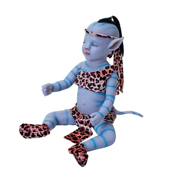 Nové Reborn Baby Doll 20 Palcov Realisticky Novorodencov Bábika Sladká Blue Baby Boy Nočné Svetlo Plný Vinyl Boneca Bábiky, Hračky pre Deti,