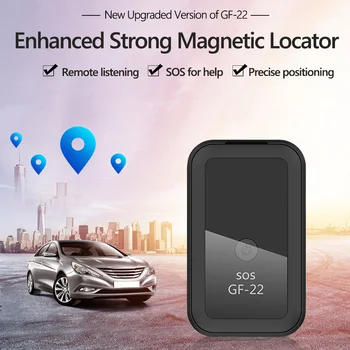 VODOOL GF-22 GPS Tracker Šok Alarm SOS Sledovacie Zariadenie poplachového Systému pre Auto, Motocykel, Vozidlo Mini Magnetické GPS Lokátor
