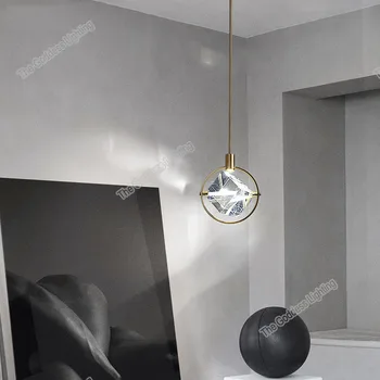 Moderné LED Crystal Prívesky Svetlá dekor pre domáce Kuchyňa, jedáleň, obývacia izba, spálňa dekorácie lesk interiérové stropné svietidlá