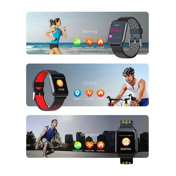 Bluetooth SN60plus Inteligentný Náramok Sledovať Činnosť Tracker Športové Srdcovej Frekvencie, Krvného Tlaku Monitor Smart Kapela Správu Pripomienky