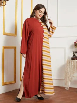 Ženy Lete Moslimských Abaya Šaty Elegantné Turecko Marocký Kaftan Maxi Hidžáb Vestidos Islamské Oblečenie Ramadánu Musulman Ropa Boho