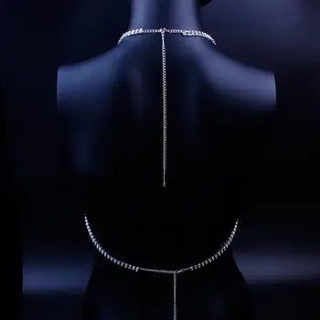 Stonefans Luxusné Drahokamu Oka Top Podprsenka Telo Šperky pre Ženy Kúzlo Crystal Sexy Transparentné Podprsenka Náhrdelník Reťazca Valentine Darček