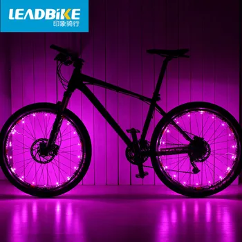 Leadbike Cyklistické Doplnky, 20LED Super Svetlé Horskej Ceste Kolesa Bicykla Ľahké Nepremokavé USB Nabíjateľné Cyklistické Hovoril Lampa