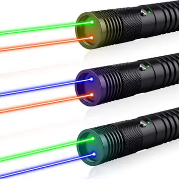 Červená, zelená a modrá laser, dva-farba hodváb, bavlna, laser, baterka, vonkajší deti, infračervené nabíjateľná laserové svetlo