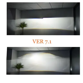 2.5 palcový Ver7.1 Modrý Náter Bixenon Projektor Objektív vhodný pre H1 H4 H7 Auto Svetlometu Svetlomet Auto montážna sada
