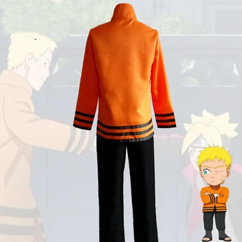 Anime Naruto Shippuden Naruto Uzumaki Cosplay Kostým Ninja Jednotné Orange Bunda, Nohavice Plášť Halloween Výkon Nosenie C88M12