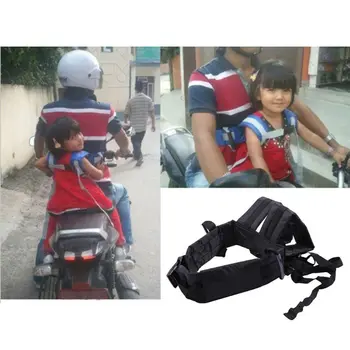 Dieťa Motocykel Bezpečnostného Pásu Deti Nastaviteľné Koleso Predné Zadné Sedadlo Popruhu Popruhy