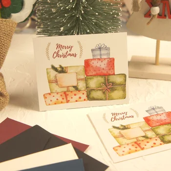 Multi-použitie 50pcs Mini Veselé Vianoce poslať darček dizajn Karty Scrapbooking strany pozvánky nový rok pohľadnicu