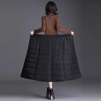 Black Dole bavlna plus veľkosť vintage 2021 vysoký pás oblečenie na jeseň zima príležitostné voľné dlhé sukne dámske sukne ženy streetwear
