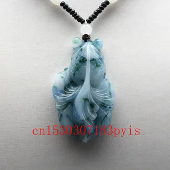 Prirodzené Farby Jade Rybka Prívesok Náhrdelník Čínsky Ručne Vyrezávané Kúzlo Módnu Amulet pre Mužov, Ženy Šťastie Dary
