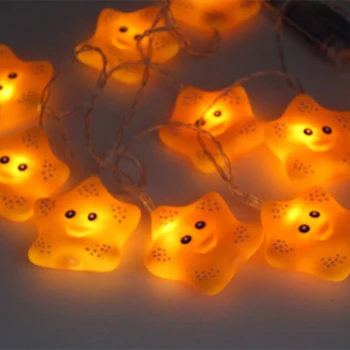Nové LED Cartoon Jednorožec lampa Silikónové Zvierat String Víla Svetla Batérie Powered Pre Christmas, Baby, Deti Izba NOVÝ ROK Dekor