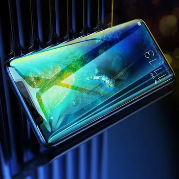 9D Zakrivené UV Nano Tekuté Tvrdeného Skla Prípade Pre LG V30 V40 V50 Plné Pokrytie UV Fólia Pre LG G7 G8 Plus Thinq Screen Protector