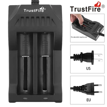 Trustfire TR-017 3,7 V 2 Sloty Batériou, Inteligentné Nabíjačky pre 10440/14500/16340/17670/18350/18500/18650 Lítiová Batéria