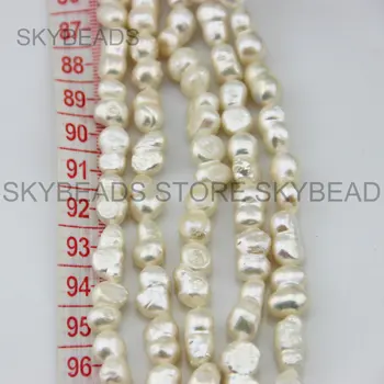 Tekvica Pearl Korálky Pramene Arašidové Fľaša Tvar Biela Barokový Siamské Perly 8*15 mm Voľné Kúzlo Korálky Online na Predaj