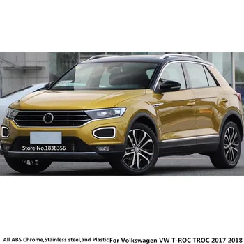 Pre Volkswagen VW T-ROC TROC 2017 2018 2019 2020 Auto Vnútorné Co-Pilot Rukavice Box Predné Trim, Čítanie Panel Rám Poklopu Rukoväť Miska