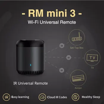 Broadlink Úradný RM Mini 3 WiFi 4G IR Diaľkové Ovládanie práce s Alexa Google Asistent Smart Home TV Klimatizácia