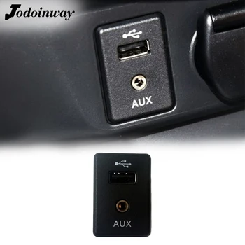 Auto AUX Vstup Adaptér Pripojte Rádio CD Navi DA USB port Port Príslušenstvo Pre Nissan X-Trail Rouge Qashqai Pulsar