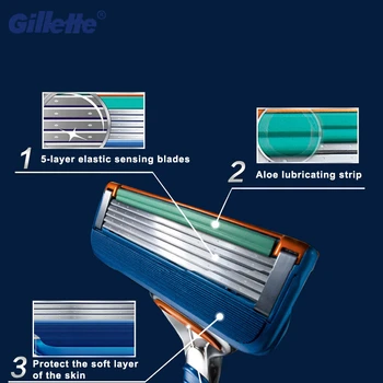 Gillette Fusion 5 Mužov Manuálny Holiaci strojček holiace strojčeky Stroj pre Holiace Čepele Kazety S Replacebale Čepele, holiace strojčeky na Holenie