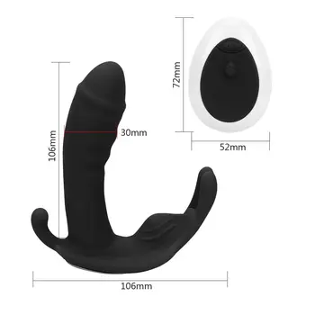 OLO Nohavičky Nositeľné Motýľ Dildo Vibrátor Stimulátor Klitorisu 10 Rýchlostiach Vibrovanie G Mieste Masér Sexuálne Hračky pre Ženy