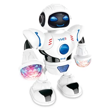 Otáčanie 360 Tanec Robot Elektrické Tanec Robotické Hračky S Farebnými Blikajúce Svetlo A Hudba Robot Pre Všetky Deti každého Veku