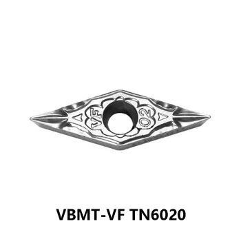 Pôvodné VBMT110302 VBMT160402 VBMT160404 VF TN6020 VBMT 110302 160402 160404 Karbidu Vložky, Nástroje na Sústruženie, Sústruhu Frézy