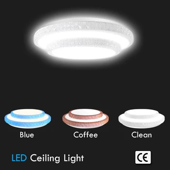 Moderné Crystal LED Stropné svietidlo 72W Stmievateľné Dole Svetlo Povrchová Montáž Panel na Čítanie 220V Moderné Lampy Domova Svetla, Vysoká Kvalita
