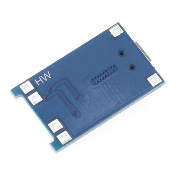 100ks 5V 1A Micro USB 18650 Lítiové Batérie, Nabíjanie Rada Nabíjačku Modul+Ochrany Dual Funkcie